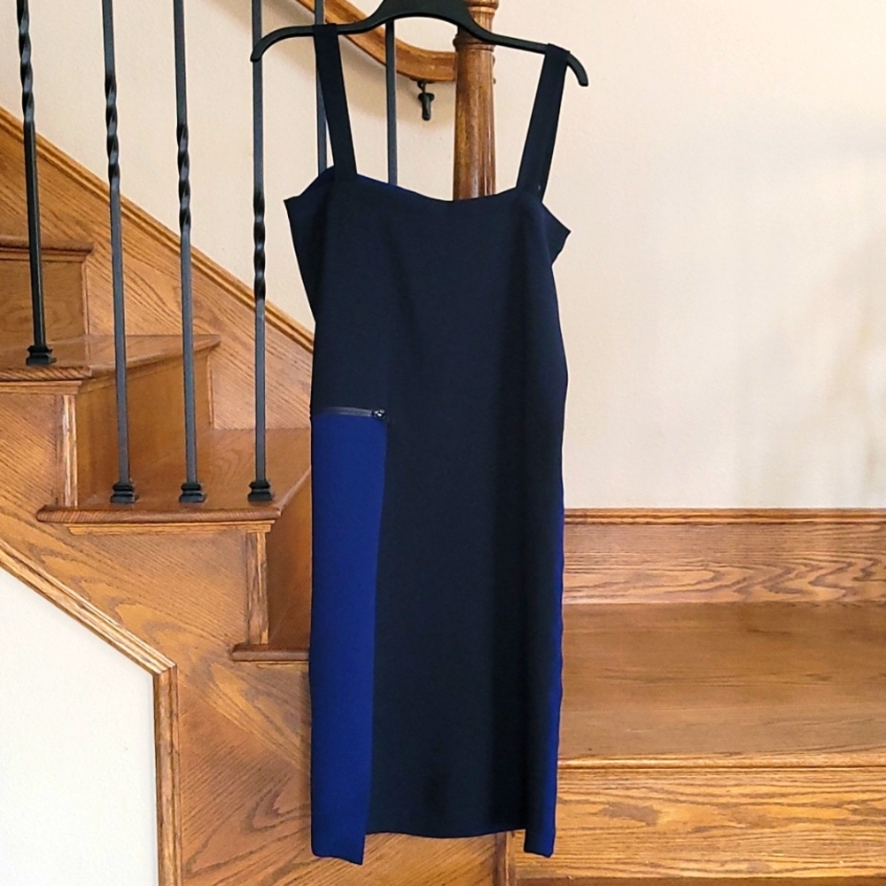 Assembly Label New York Blue Color Block Dress